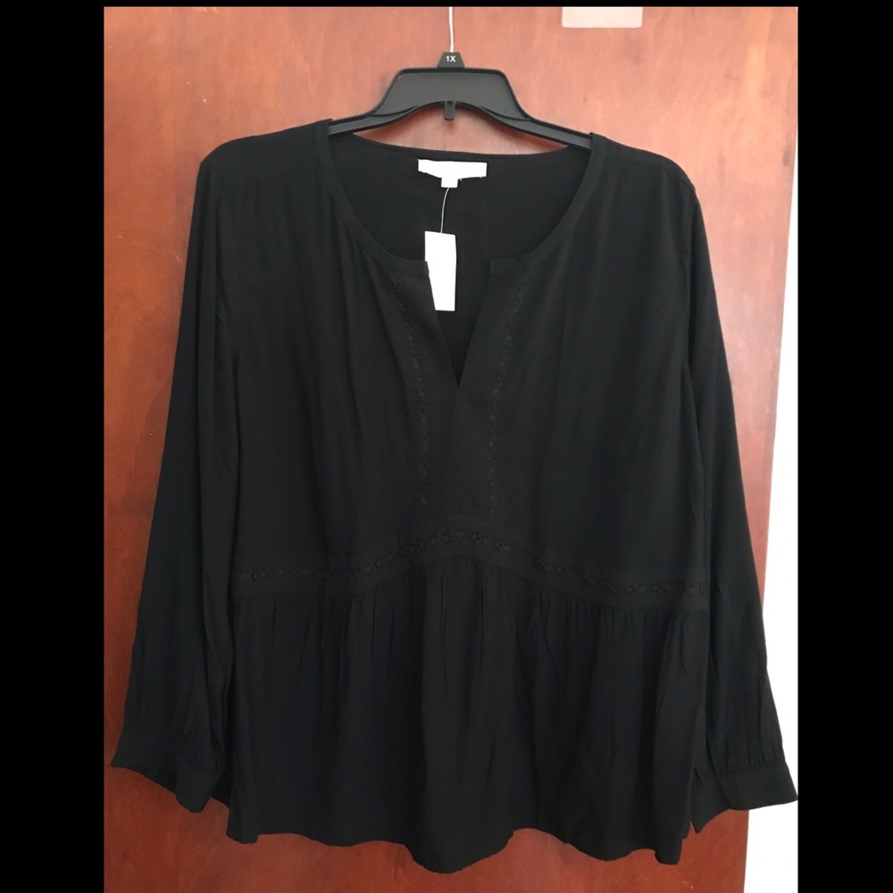 NWT Black Loft Tunic